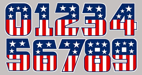 Sticker racing number - number,