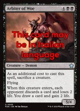 MTG 4x ARBITER OF WOE EXC - GIUDICE DELL’ANGOSCIA 55 - FDN - MAGIC