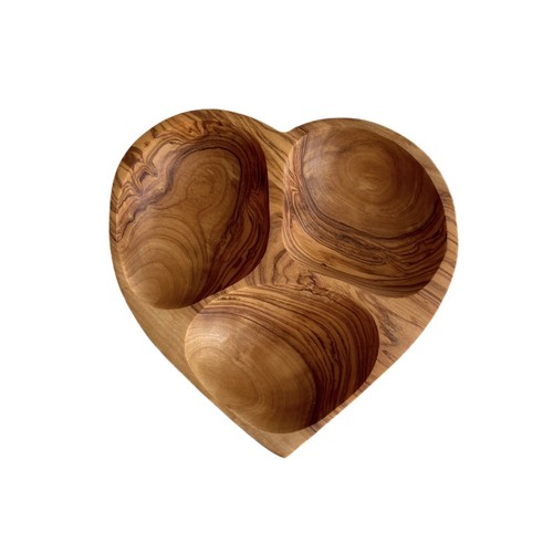 Ciotola cuore legno - cuore,