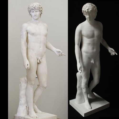 Scultura antinoo farnese - scultura,