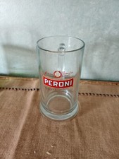 Boccale Birra peroni da litro  in  vetro