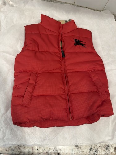 Gilet rosso bambino burberry - gilet,