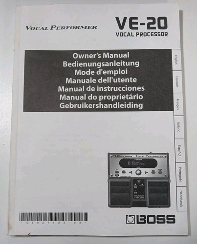 Boss vocal processor - ve-20,