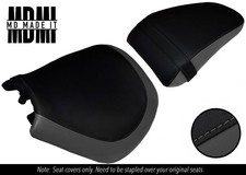 ADATTO PER SUZUKI M800 INTRUDER 05-09 SET COPRISEDILI VINILE PERSONALIZZATI NERO E GRIGIO