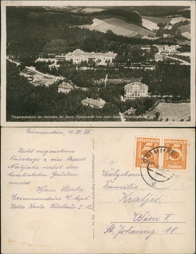 Cartolina grimmenstein veduta - cartolina,