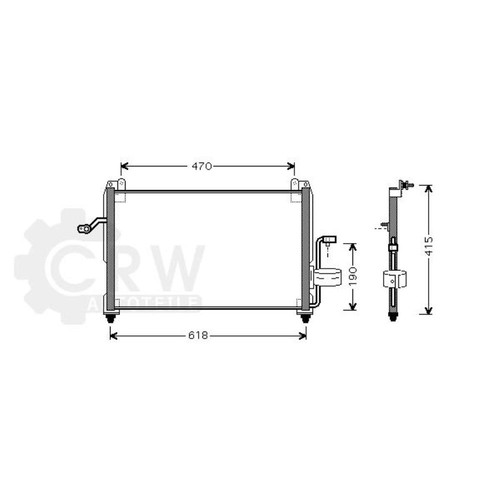 Condensatore climatizzatore - condensatore,