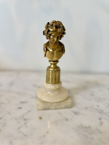 Antico busto francese bronzo - busto,