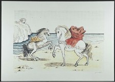 Giorgio De Chirico 50 X 70 CM Firmato Lithograph Limited #50/99