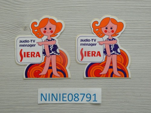Lot autocollant siera - 2, audio