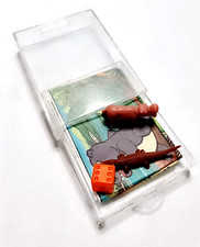 L'IPPOPOTAMO E IL COCCODRILLO 80s Grisoni italy mini table game sorpresina gioco