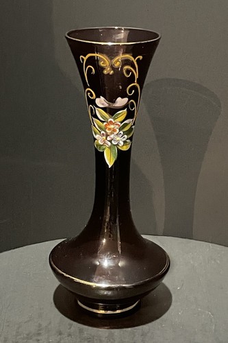 Vaso bocciolo vetro - , ametista