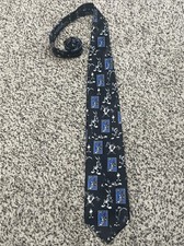 Cravatta Vintage Looney Tunes 1997 Collezione Francobolli Bugs Bunny USPS