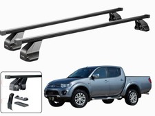 BARRE PORTATUTTO PORTAPACCHI PER MITSUBISHI L 200 4 PORTE 2006-2015 MENABO NERE