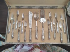 Servizio da dolce in argento