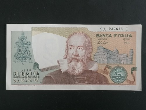 Banconota lire 2000 galileo - lire,