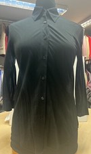 Iceberg Jeans Camicia Donna Nera Trasparente Made in Italy