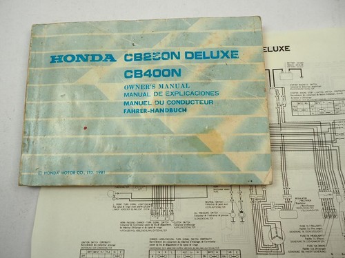 Honda cbn250n deluxe cbn400 - honda,