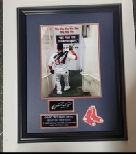 David Ortiz foto incorniciata