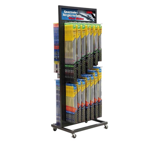 Carrello espositore con ruote - carrello,
