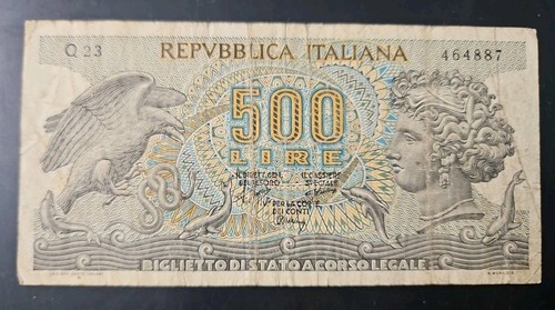 Italy 500 lire - 500, 1966