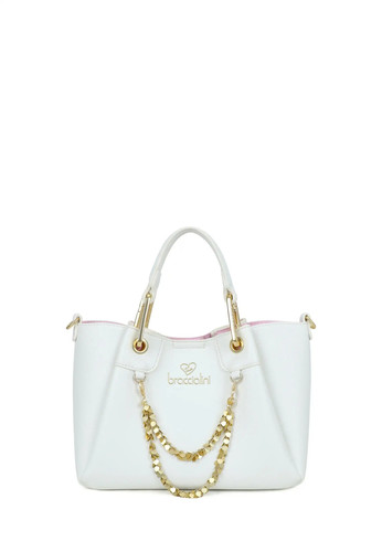 Braccialini borsa amy bianco - braccialini,