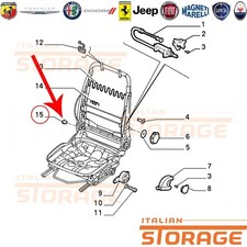 FIAT BRAVO BRAVA MAREA BOCCOLA SEDILE ANTERIORE NUOVO ORIGINALE 46996873