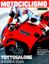* MOTOCICLISMO N° 12/ DIC.1991 " TUTTOSALONE LE NOVITA' di MILANO - BMW R 100 GS