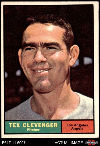 1961 topps 291 - tex, clevenger