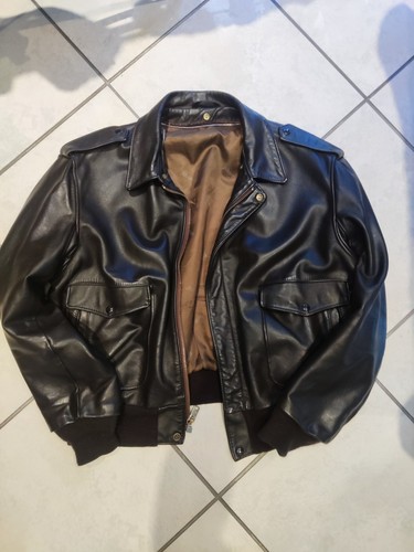Giacca pelle vintage schott - pelle,