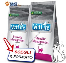 Farmina Cat VET LIFE Natural → Struvite Management - 400 gr / 2 / 5 kg - Gatto