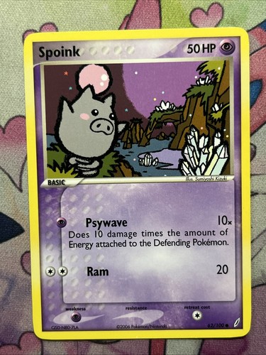 Spoink 100 crystal - spoink, 62/100