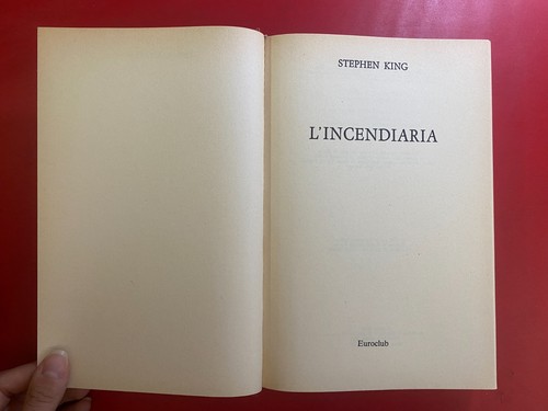 Stephen king l incendiaria - stephen,