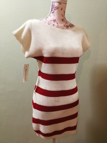 Maxi maglia abito - maglia, righe