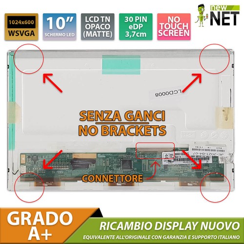 Monitor schermo lcd 10 - lcd, da