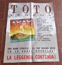 Poster TOTO Legend The best of - PROMO album Manifesto 47x62 cm ITALY