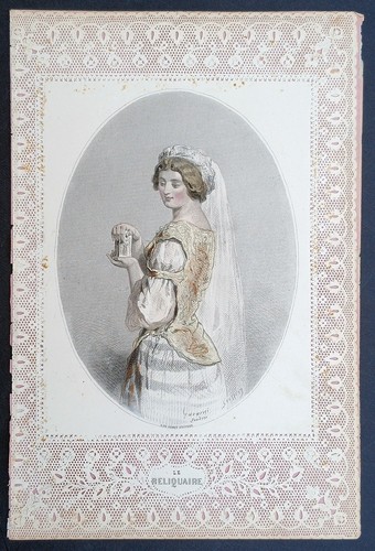 Stampa antica art nouveau - stampa, 1889