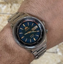 Orologio Orient Diver vintage anni 80 super compressore blu automatico...