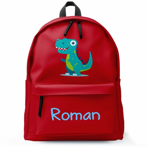 Zaino dinosauro personalizzato - zaino,