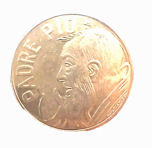 Padre pio moneta gadget - ,