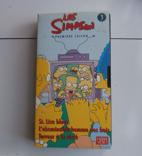 Vhs les simpson 3 - k7,