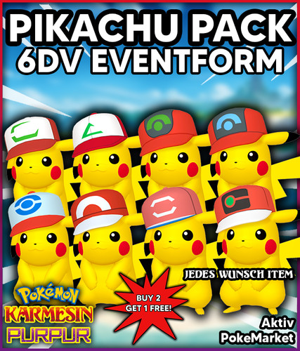Pikachu all caps evento - ⚡,