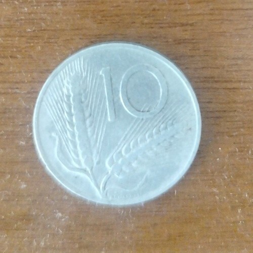 Moneta lire del - 10,