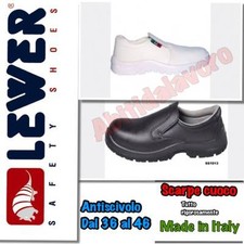 SCARPE CUOCO  CHEF BIANCO E