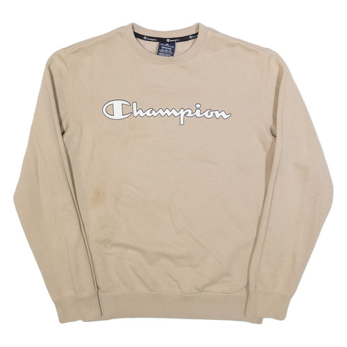 Felpa champion uomo beige m - champion,