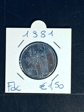 MONETA   REPUBBLICA ITALIANA  100 LIRE 1981 FDC TIPO GRANDE