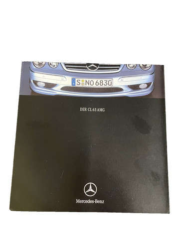 Brochure mercedes benz 63 - brochure, cl