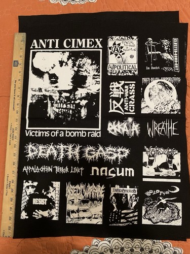 Foglio toppe crosta punk