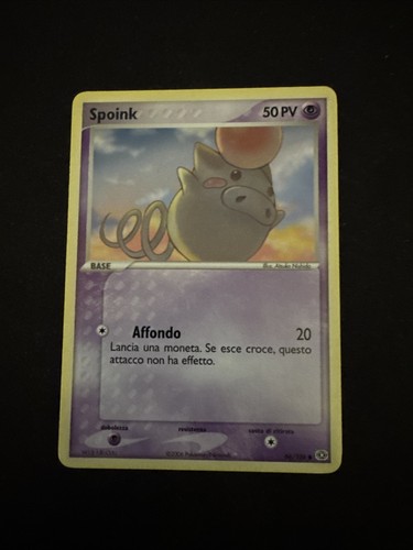 Carta spoink smeraldo - spoink,