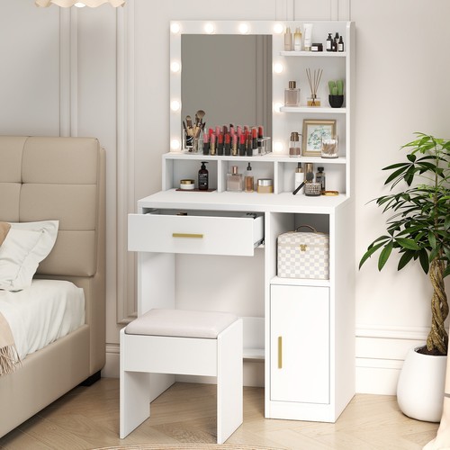 Led makeup vanity - makeup, set