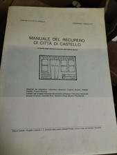 Manuale del recupero di Città di Castello Materiale del laboratorio urbanistico